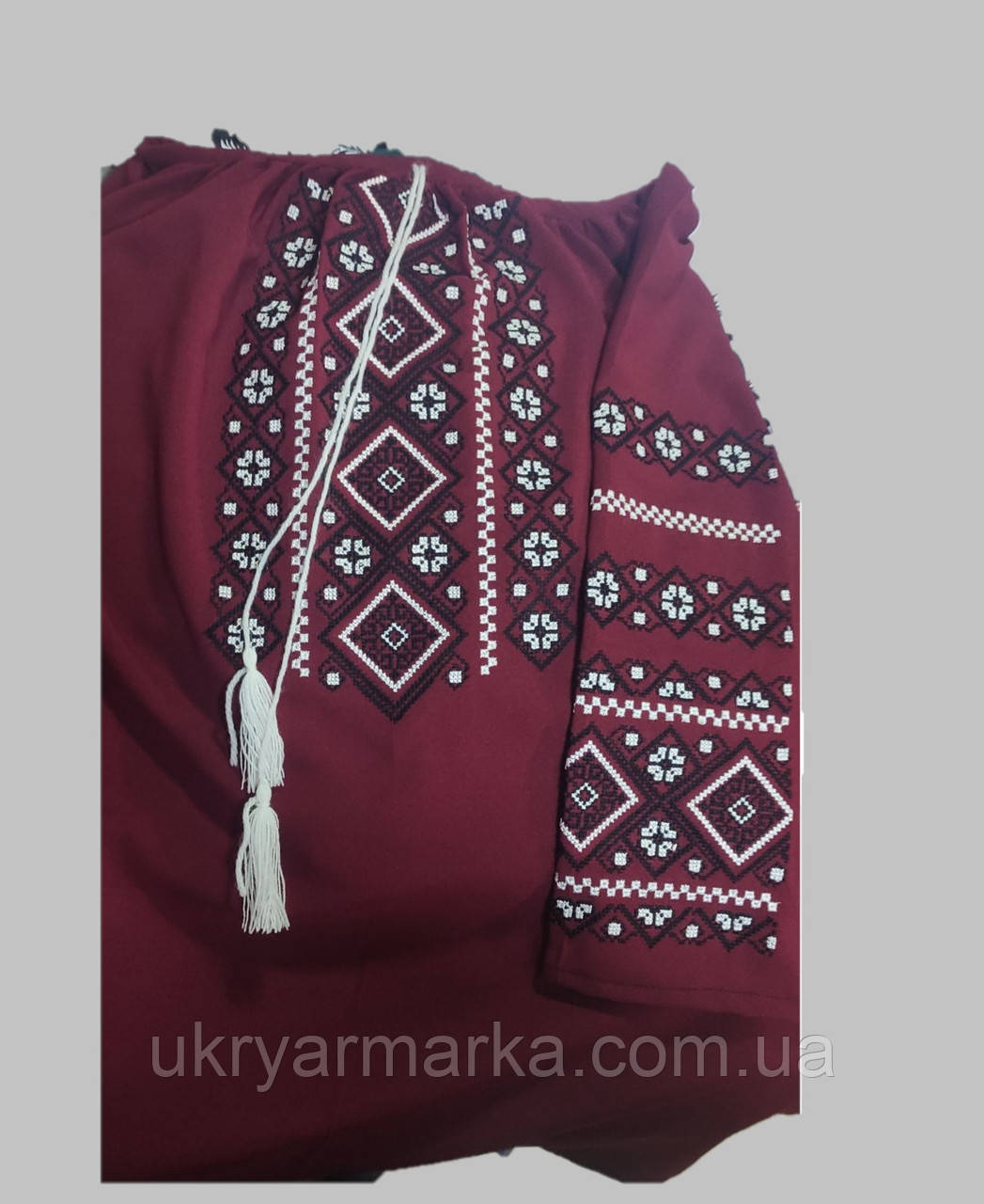 Вишита шифонова блузка "Вишенька"