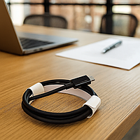 Кабель Type-C to Type-C 2м ⚡ шнур быстрой зарядки с нейлоновой оплёткой • зарядка для телефона и ноутбука