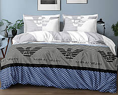 Постільна білизна полуторна 150*220 ранфорс на молнії (24398)