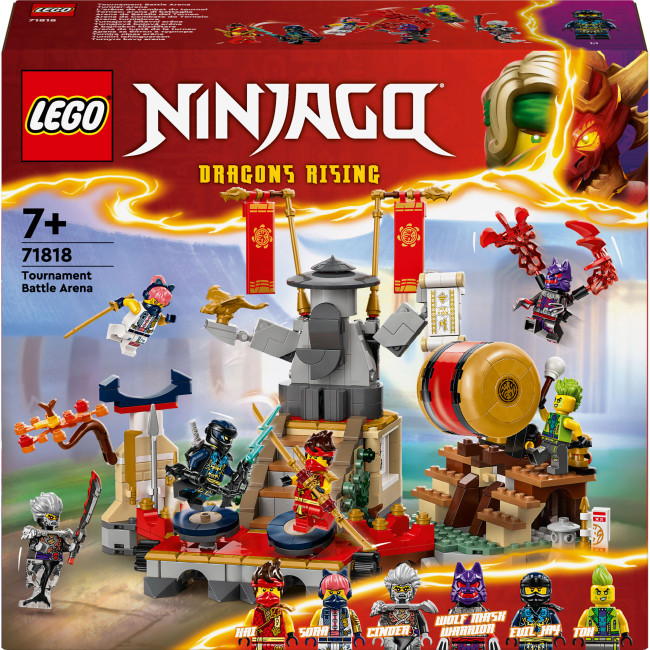 Конструктор LEGO NINJAGO 71818 Боевая арена турнира 659 дет 8 x 28 x 26 см, фото 1