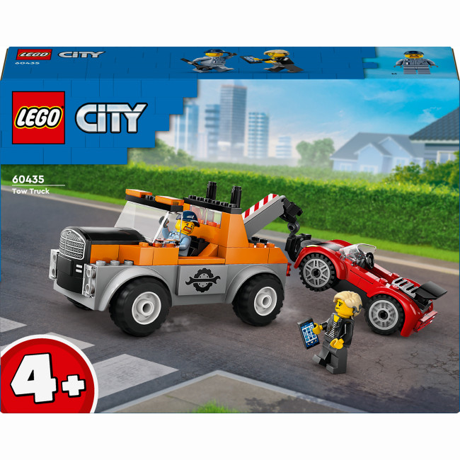 Конструктор LEGO City 60435 Эвакуатор и ремонт спортивных авто 101 дет 6 x 26 x 19 см, фото 1