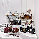 Жіноча сумка крос-боді 8810 на ремінці велика чорна, фото 7