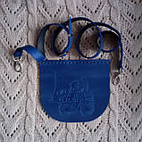 Клапан для сумки "Париж". Волошка, фото 3