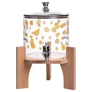 Лимонадниця з краном 2,6 л на бамбуковій підставці