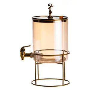 Лимонадниця з краном 3,6 л на металевій підставці