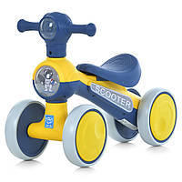 Дитяча каталка-толокар M 5729-4-6, жовто-блакитний