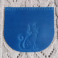 Клапан для сумки "Кiт". Волошка