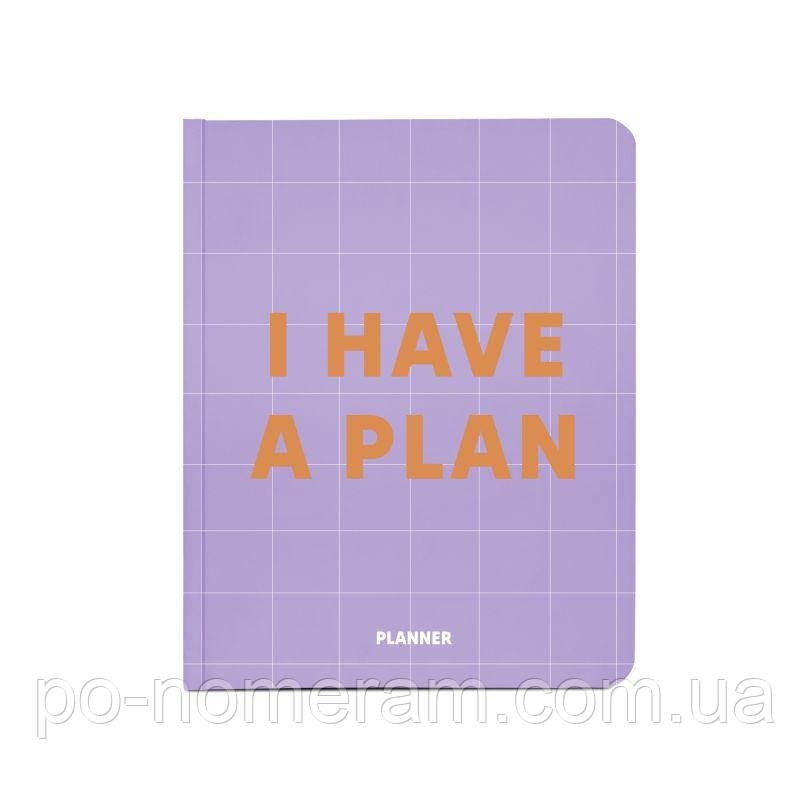 Блокнот для планування I HAVE A PLAN ліловий, фото 1