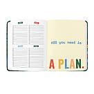 Блокнот для планування I HAVE A BRAVE PLAN квіти зелений, фото 6