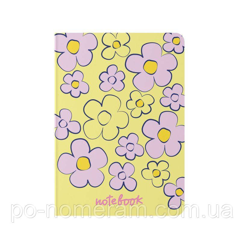 Блокнот Квітковий лимонний, фото 1