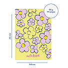 Блокнот Квітковий лимонний, фото 2