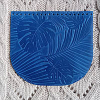 Клапан для сумки "Листя". Волошка