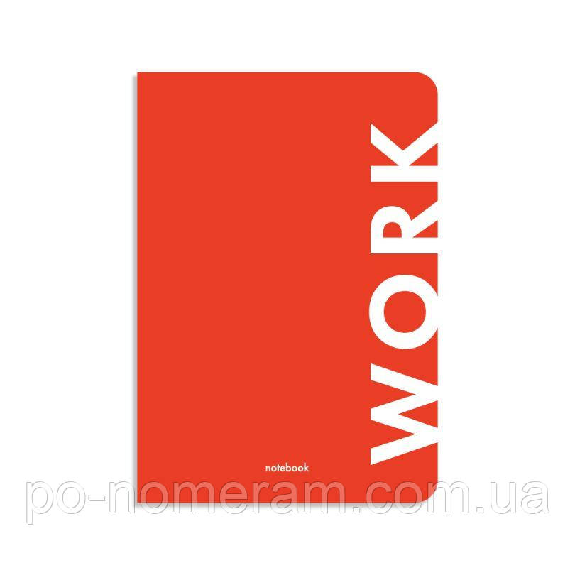 Блокнот Work червоний, фото 1