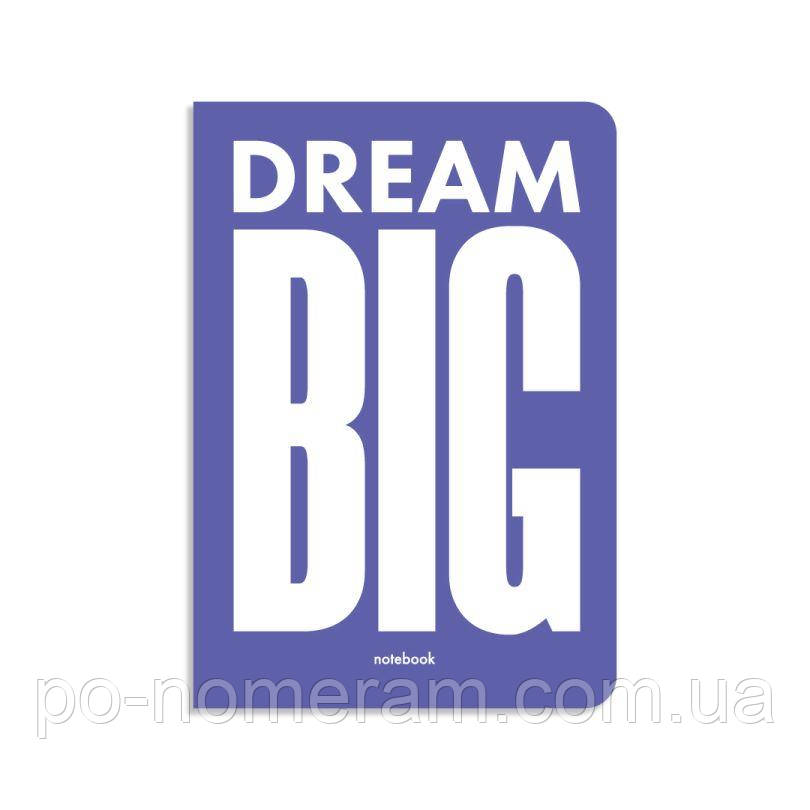 Блокнот Dream BIG фіолетовий, фото 1