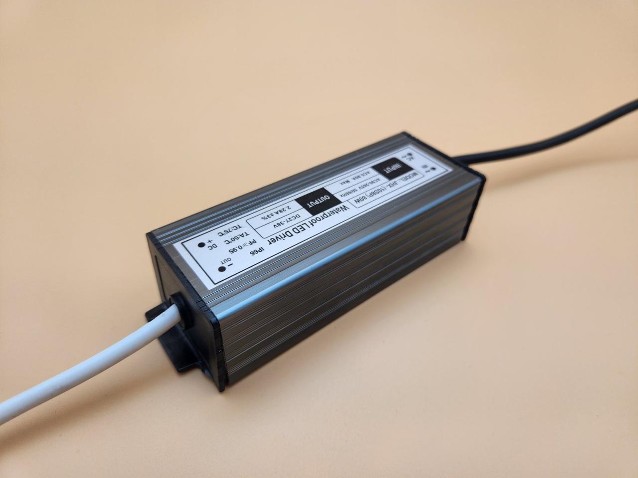 Драйвер світлодіода LED 1x80W 30-36V IP67 для прожектора