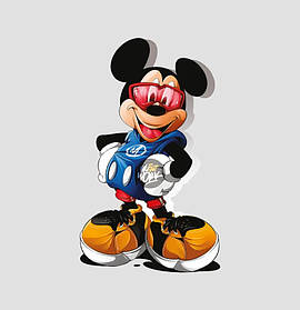 Термотрансфер / термоаплікація Міккі Маус 110 х 185 мм