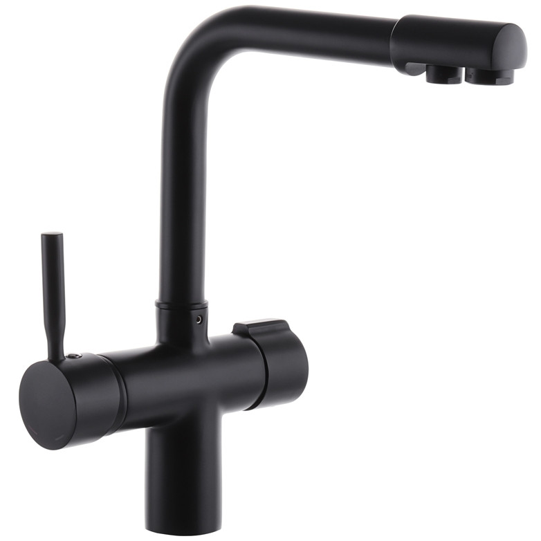 Змішувач для кухні Haiba HANS 021 Black, фото 1