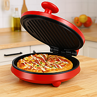 Пицца мейкер 24 см красный 1000 Вт аппараты для приготовления пиццы дома