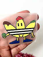 Термонаклейка Мороженое Adidas 6×5 см для одежды | Наклейка на одежду |