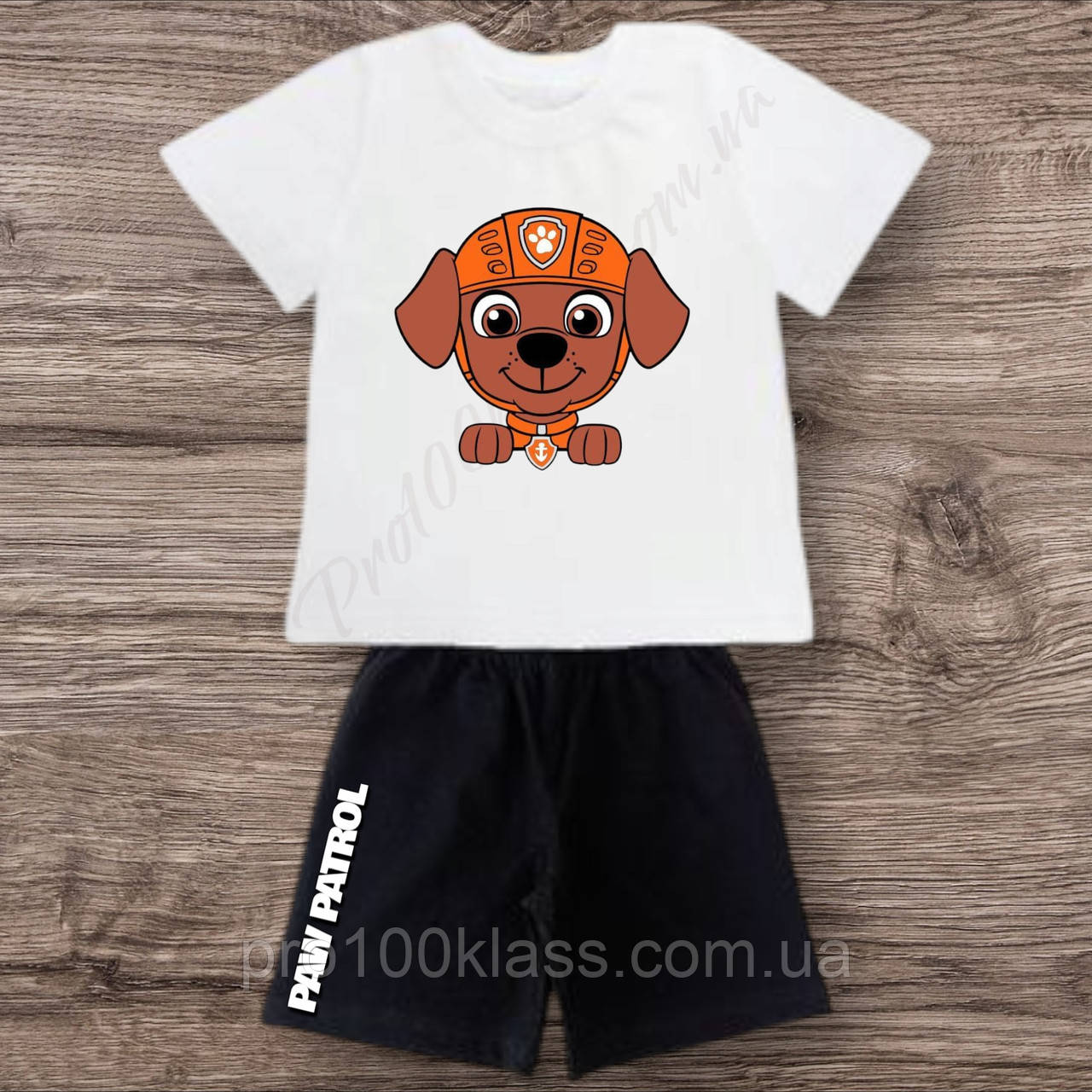 Комплект дитячий футболка і шорти Paw Patrol Щенячий патруль, фото 1