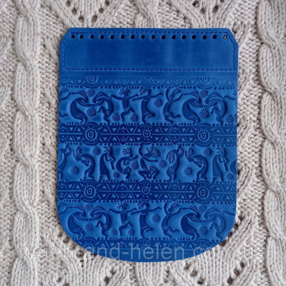 Клапан для рюкзака "Кокопеллi". Колір "Волошка"., фото 1