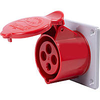 Розетка силова врізна Tarel 3P+PE, 400 В, 16 А, IP44