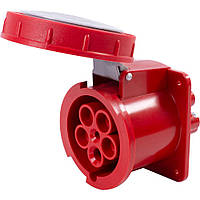 Розетка силова врізна Tarel 3Р+N+PE, 400 В, 63 А, IP67