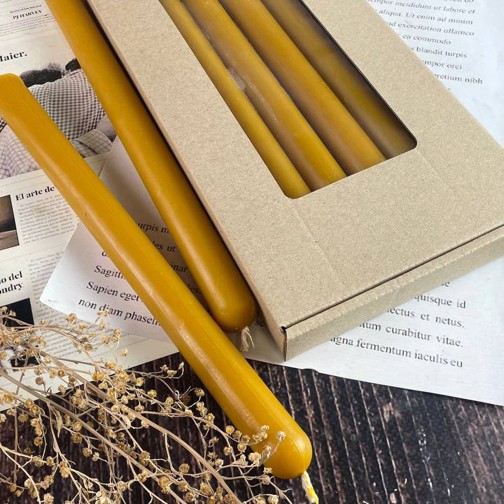 Воскові свічки 25 см 1 свічка, фото 1