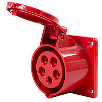 Розетка силова врізна Tarel 3Р+N+PE, 400 В, 16 А, IP44