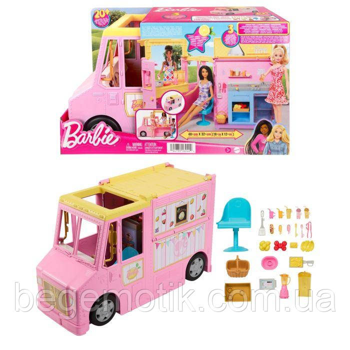 Барбі «Грузовик із лимонадом» Barbie Foodtruck Barbie Lemonade Truck Playset HPL71