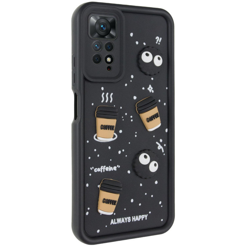 Чохол TPU Toys Case для Xiaomi Redmi Note 11 Pro 4G/5G / 12 Pro 4G Black/Always Happy