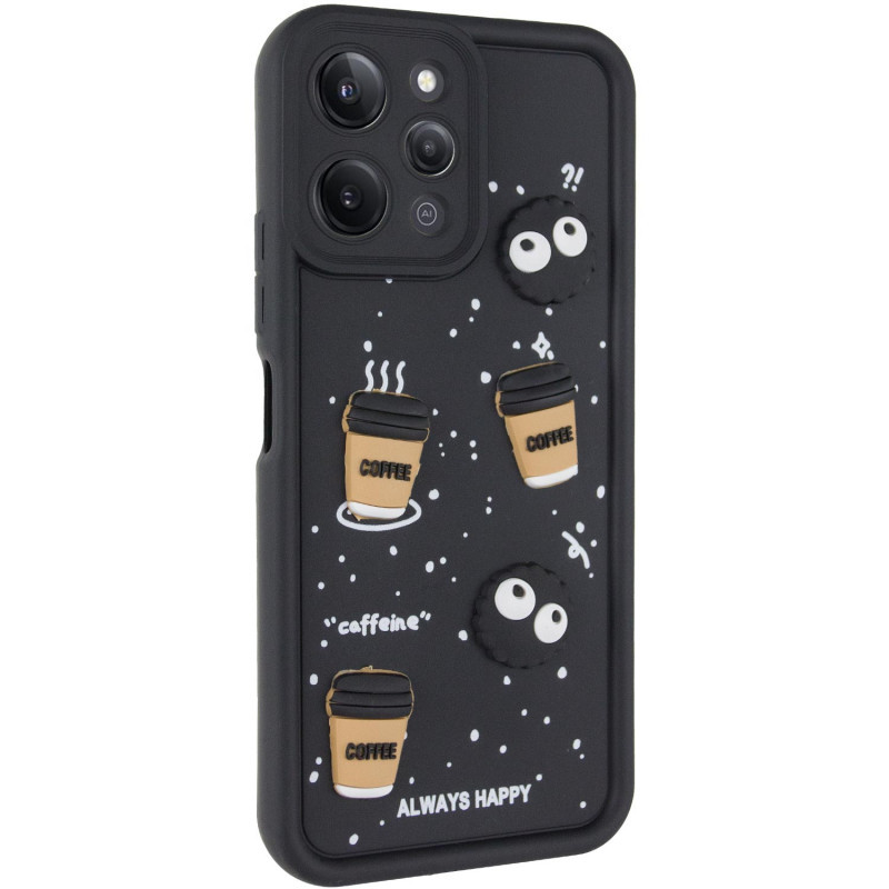 Чохол TPU Toys Case для Xiaomi Redmi 12 Black/Always Happy