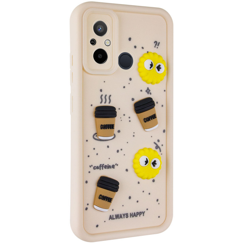 Чохол TPU Toys Case для Xiaomi Redmi 12C / Poco C55 Sand/Always Happy