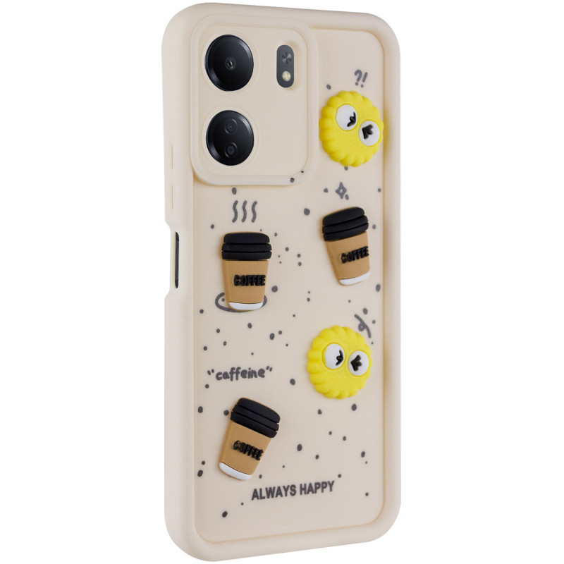 Чохол TPU Toys Case для Xiaomi Redmi 13C / Poco C65 Sand/Always Happy