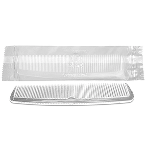 Гребінець Pearl прозорий 14 см, Flow Pack для готелів.