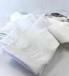 Шкарпетки чоловічі білі високі 25-27 р. (12 пар!) (Літо) Варос, фото 4