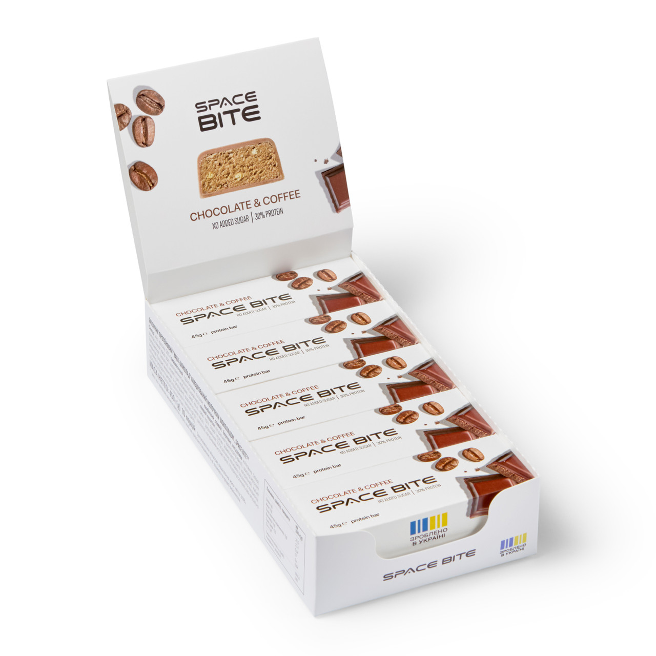 Space Bite - 10x45g Chocolate Coffe, фото 1