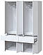 Шафа для одягу зі штангами 140 см х 52 см х 200 см | Майстер Форм Брайт, фото 2