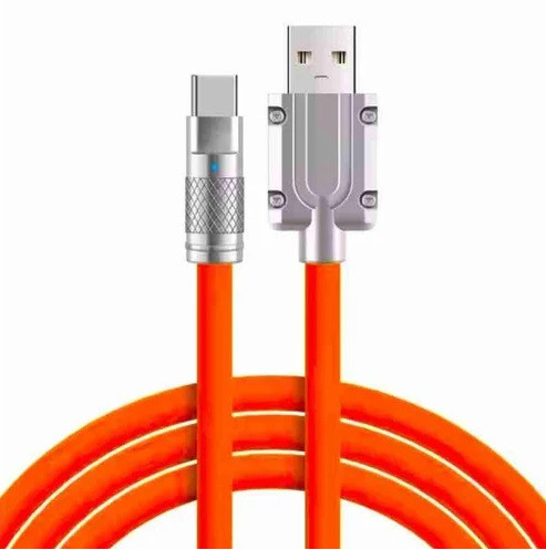Надміцний кабель USB Type-C Super Fast Charger 2A 1м. джгут за допомогою швидкої зарядки живлення передачі даних