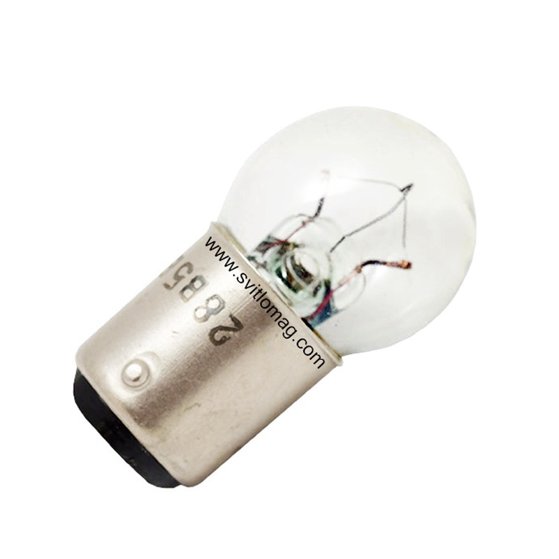 Лампа розжарювання літакова СМ 28-5 B15d/18, фото 1