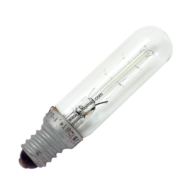 Лампа розжарювання циліндрична Ц 127-15 Е14/25x17, фото 1