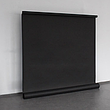 Чорний вініловий фотофон 250 х 400 см, Чорний студійний фон вініл 2,5 х 4 м, Матовий фотофон Чорний, фото 2