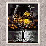 Картина за номерами Пейзаж. Келих натхнення з фарбами металік 40*50 см Орігамі LW 3500, фото 8