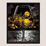 Картина за номерами Пейзаж. Келих натхнення з фарбами металік 40*50 см Орігамі LW 3500, фото 9