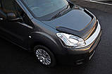 Дефлектор капоту (EuroCap довга) для Citroen Berlingo 2008-2018 рр, фото 3