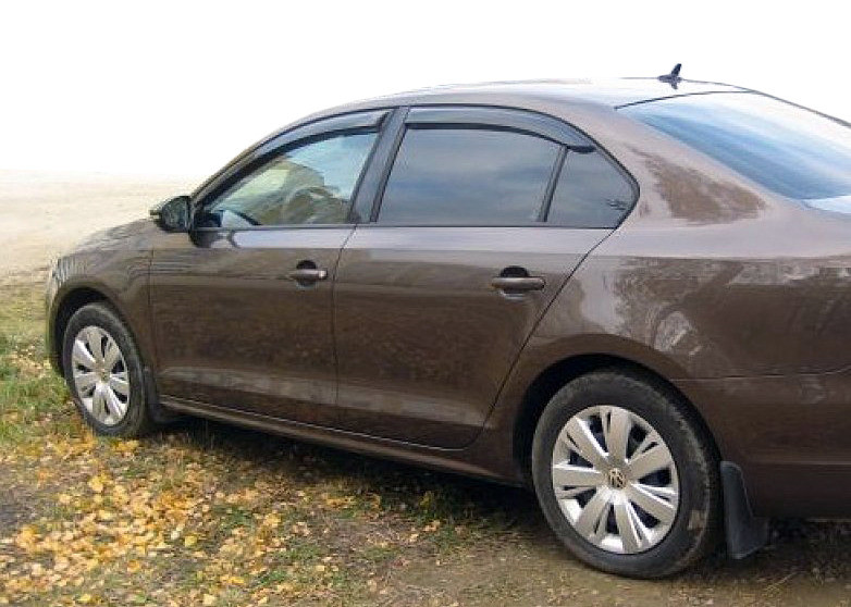 Вітровики (4 шт, HIC) для Volkswagen Jetta 2011-2018 рр, фото 1