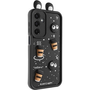 Чохол TPU Toys Case with Ears для Xiaomi Redmi 14C / Poco C75 Black