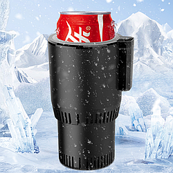 Охолоджувальна кружка для автомобіля 12 Вт, Чорна / Підставка-охолоджувач для напоїв в авто / Кружка-охолоджувач