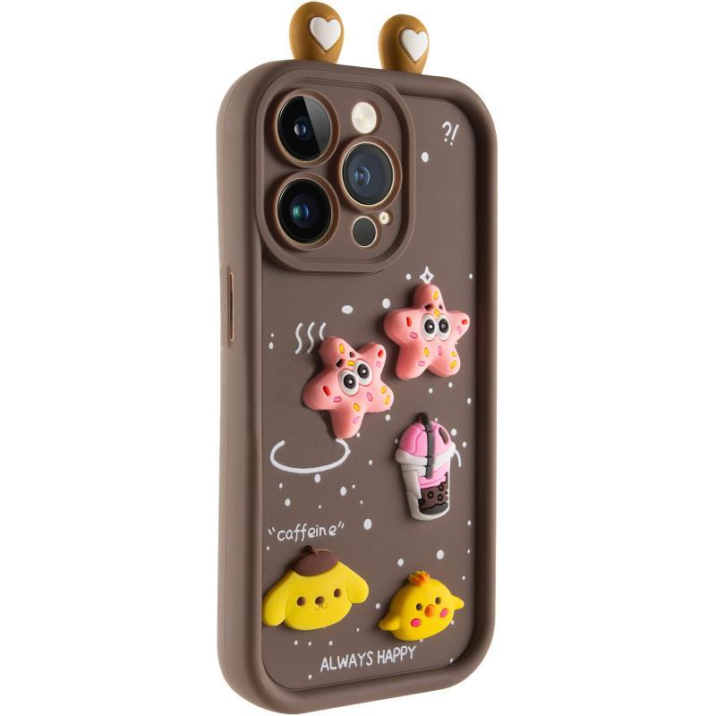 Чохол TPU Toys Case with Ears для Apple iPhone 12 Pro Max (6.7") Brown, фото 1