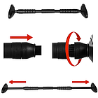 Регульована сталева перекладина для підтягувань та вправ – міцна конструкція, турнік, 70-100см, Trizand 24784, фото 5